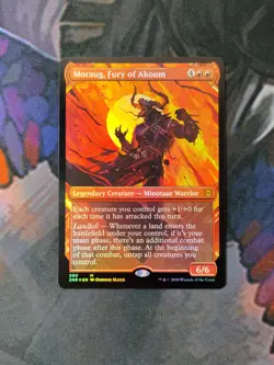 Moraug, Fury of Akoum - Foil Showcase | Zendikar Rising | NM | MTG - Image 1