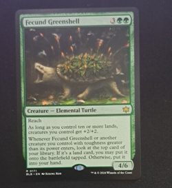 Fecund Greenshell - 0171 - BLB - R - Mint - MTG - Image 1