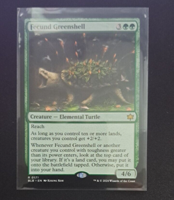 Fecund Greenshell - 0171 - BLB - R - Mint - MTG - Image 3