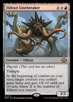 MTG - MH3 - Eldrazi Linebreaker Near Mint Foil #117 - Image 1