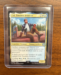 Cid, Timeless Artificer (0412) Final Fantasy FFVII - Near Mint - MTG - Magic - Image 1