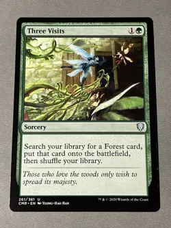 MTG Three Visits Commander Legends #261 Uncommon NM - Image 1