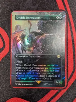 MTG: The Lord of the Rings: Orcish Bowmasters Borderless Foil - LP - Image 1