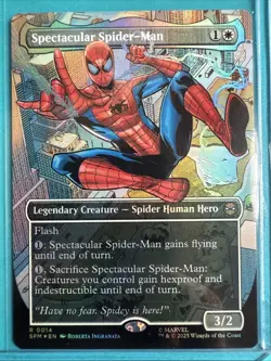 2025 Magic The Gathering Spider-Man Spectacular Spider-Man R 0014 FOIL - Image 1