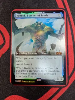 Kozilek, Butcher of Truth - Foil Extended Art Promo Ultimate Box Toppers NM MTG - Image 1