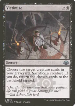 MTG Victimize (0278) *Non-Foil* Base Uncommon Modern Horizons 3 MT/NM Free Ship - Image 1