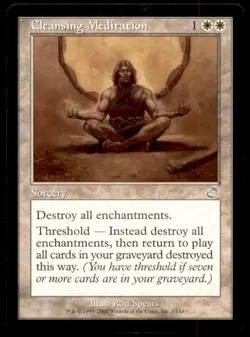 MTG Cleansing Meditation LP Light Play Torment [2549] - Image 1