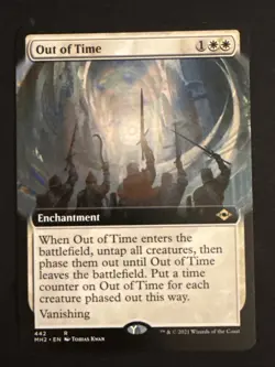 1x Out of Time (442) Extended Art Modern Horizons 2 LP MTG Magic x1 MKE - Image 1