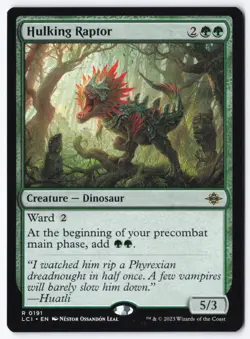 Hulking Raptor R The Lost Caverns of Ixalan 191 NM - Image 1