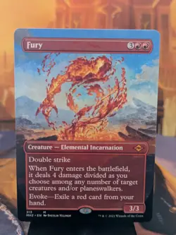 Magic The Gathering Fury (Borderless) MTG Modern Horizons 2 Regular NM - Image 1