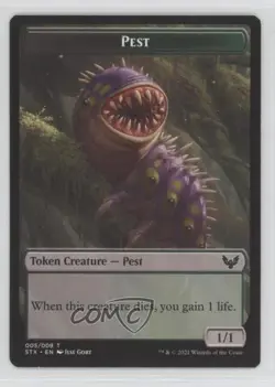 Pest (Token) Magic: Strixhaven: School of Mages STX #005 - Image 1