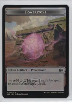 Powerstone // Elemental Foil Magic: The Brothers' War Commander BRC Tokens - Image 2