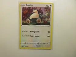 Snorlax Cosmos Holo Sword & Shield Pokemon Card LP - Image 1