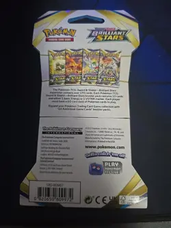 Pokemon TCG Sword & Shield Brilliant Stars Sleeved Booster Pack Charizard Artwor 820650809972 - Image 2