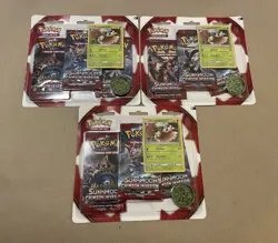 Pokemon Crimson Invasion 3 Pack Blister - Decidueye (3 Packs Total) - Image 1