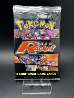 Pokemon TCG - Team Rocket Unlimited Booster Pack - New, Factory Sealed 🚀 🍀 - Image 1