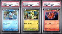 Pokemon - SVP EN-SV Black Star Promo 151 Poster Collection (Set of 3) 2023 PSA 9 - Image 1
