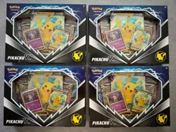 LOT OF 4 - Pokemon Pikachu V Box - NEW AND SEALED - Image 1