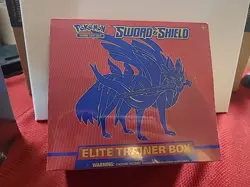 Pokemon Zacian Sword and Shield ETB Elite Trainer Box Factory Sealed 820650104459 - Image 1
