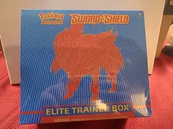 Pokemon Sword and Shield Base - Zamazenta Elite Trainer Box ETB Factory Sealed - Image 1