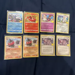 Pokemon TCG Celebrations Holos Lot Of 8 All Near Mint Condition - Image 1
