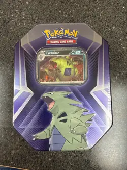 Tyranitar Triple Whammy Collectors Tin - Pokemon TCG - Factory Sealed - Image 1