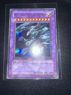 Yugioh Blue-Eyes Ultimate Dragon JMP-EN005 Shonen Jump Limited Edition LP - Image 1