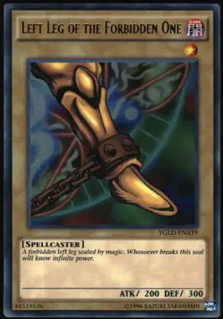 Yu-Gi-Oh! - Left Leg Of The Forbidden One 2015 YGLD-ENA19 Ultra Rare Unlimited - Image 1