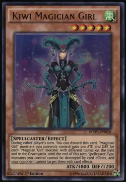 Yu-Gi-Oh! - Kiwi Magician Girl 2016 MVP1-EN016 Ultra Rare 1st Edition - Image 1