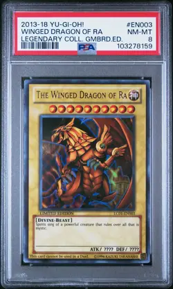 Yu-Gi-Oh! - Winged Dragon of Ra 2013-18 LC01-EN003 Limited Edition PSA 8 - Image 1