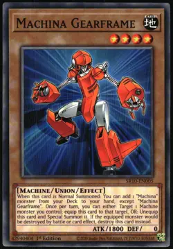 Yu-Gi-Oh! - Machina Gearframe 2020 SR10-EN005 Common 1st Edition - Image 1