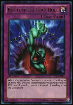 Yu-Gi-Oh! Legendary Collection 3: Mega-Pack Bottomless Trap Hole 2012 LCYW-EN181 - Image 1