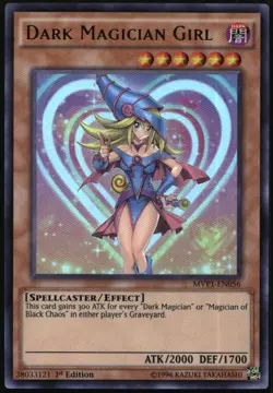 Yu-Gi-Oh! - The Dark Side of Dimensions Movie Dark Magician Girl MVP1-EN056 - Image 1