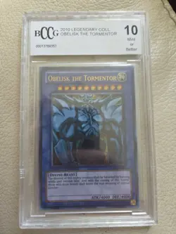 YuGiOh! 2010 Legendary Collection "Obelisk the Tormentor" BCCG 10 MINT - Image 1