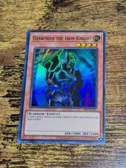 Yugioh Gearfried the Iron Knight PSV-EN101 Super Rare 25th Anniversary - Image 1
