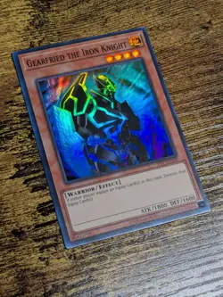 Yugioh Gearfried the Iron Knight PSV-EN101 Super Rare 25th Anniversary - Image 2
