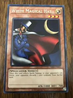 Yu-Gi-Oh! TCG White Magical Hat MRD-EN016 Rare 25th Anniversary Edition NM - Image 1