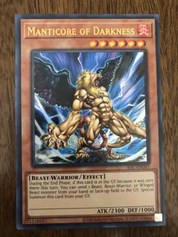 Yu-Gi-Oh! TCG Manticore Of Darkness 25th Anniversary - IOC-EN067 Ultra Rare NM - Image 1
