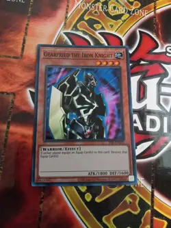 Yugioh Gearfried the Iron Knight PSV-EN101 Super Rare 25th Anniversary - Image 1