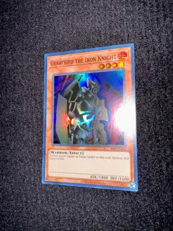 🔥 YUGIOH • GEARFRIED THE IRON KNIGHT • SUPER RARE • PSV-EN101 • NM/M 🔥 - Image 2