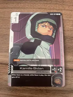 Kamille Bidan Gundam Card Game . Dual Impact- Rare . GD02-097 - Image 1