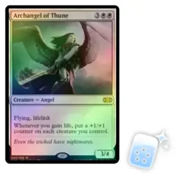 FOIL ARCHANGEL OF THUNE Double Masters Magic MTG MINT CARD - Image 1