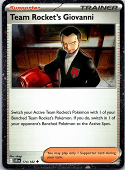 Team Rocket's Giovanni (Cosmos Holo) 174/182 - Miscellaneous Cards & Products Ho - Image 1