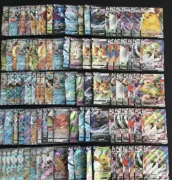 100 Lot Pokemon TCG Chinese Card RR RRR VMAX Umbreon Pikachu Eevee A31 SQ - Image 1