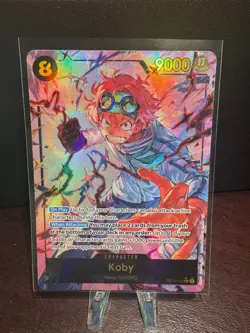 Koby OP11-119 SEC Alt Art One Piece Card Game OP11 Fist Of Divine Speed ENG - Image 1