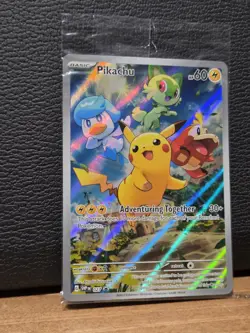 Pikachu 27 Paldea Evolved Promo card (Sealed) Pokemon TCG - Image 1