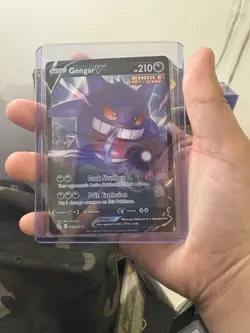 Pokemon TCG Gengar V Single Strike Card #156/264 Rare Holo - Image 3