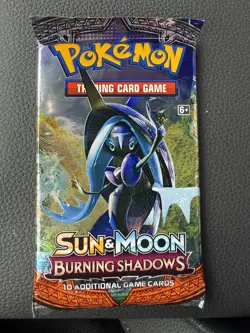 Pokemon TCG: Sun & Moon-Burning Shadows Booster Pack (10 Cards) SEALED NEW - Image 1