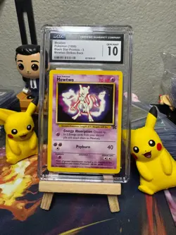 CGC 10 GEM MINT Mewtwo 3 WOTC Black Star Promo WB STAMPED Pokemon Card 112 - Image 1