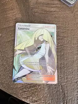 Pokemon TCG Lusamine Crimson Invasion Holo Full Art Ultra Rare Card 110/111 - Image 1